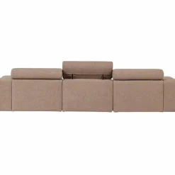 Woood Novi chaise longue bank rechts boucle taupe