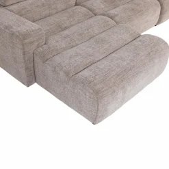 Woood Novi chaise longue bank links naturel melange