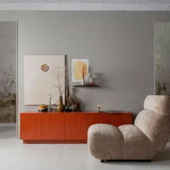 Woood Observe fauteuil clay