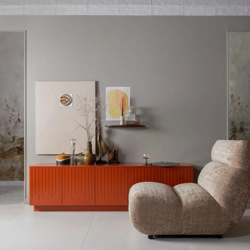 Woood Observe fauteuil clay
