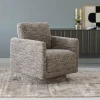 Woood Oska Draaifauteuil Bruin Melange