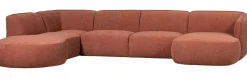 Woood Polly Bank U-vorm Links Roze
