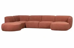 Woood Polly Bank U-vorm Links Roze