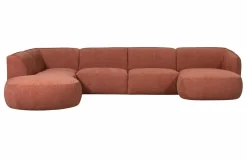 Woood Polly Bank U-vorm Links Roze