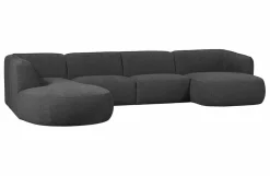 Woood Polly Bank U-vorm Links Grijs
