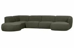 Woood Polly Bank U-vorm Links Warm Groen