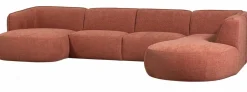 Woood Polly Bank U-vorm Rechts Roze