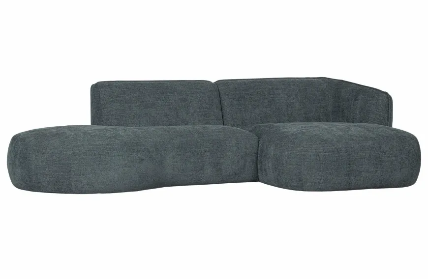 Woood Polly Chaise Longue Rechts Blauw/groen