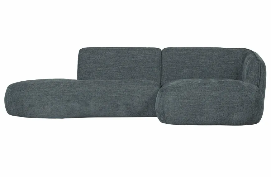 Woood Polly Chaise Longue Rechts Blauw/groen
