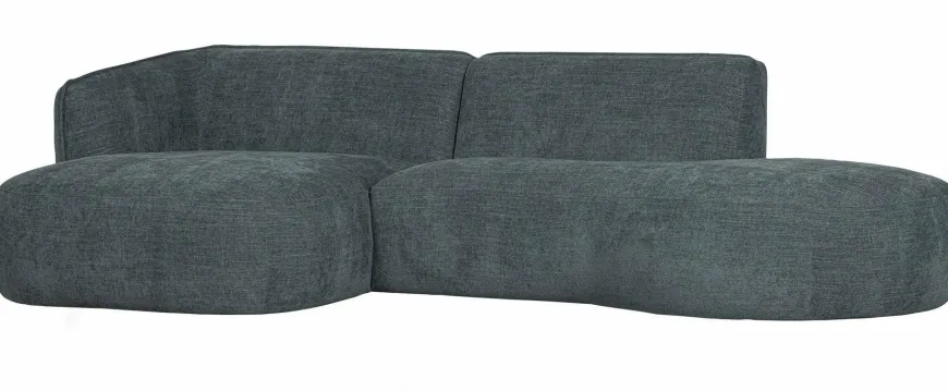 Woood Polly Chaise Longue Links Blauw/groen