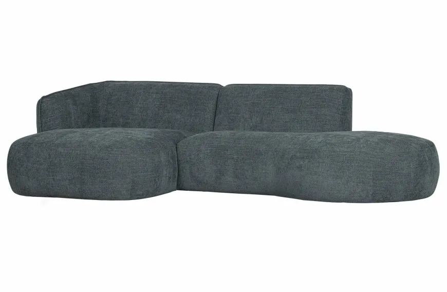 Woood Polly Chaise Longue Links Blauw/groen