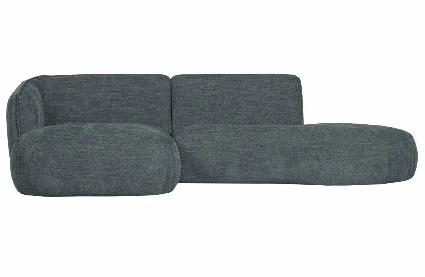 Woood Polly Chaise Longue Links Blauw/groen