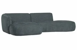 Woood Polly Chaise Longue Links Blauw/groen