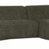 Woood Polly Chaise Longue Rechts Warm Groen