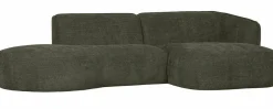 Woood Polly Chaise Longue Rechts Warm Groen