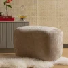 Woood Popular organische poef naturel