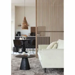 Woood Posture salontafel hout zwart ø70cm