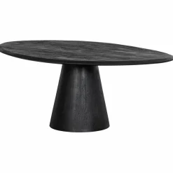 Woood Posture salontafel hout zwart ø120cm