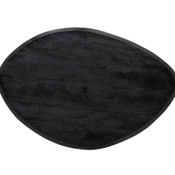 Woood Posture salontafel hout zwart ø120cm