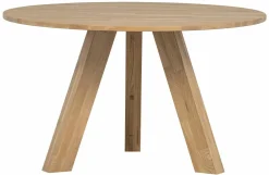 Woood Rhonda Eettafel Ø129cm Eiken Naturel [fsc]