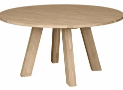 Woood Rhonda Xl Eettafel Ø 150cm Eiken Naturel [fsc]
