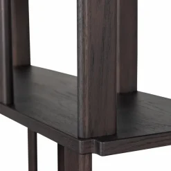 Woood Riss boekenkast eikenhout mystic brown 186x90cm