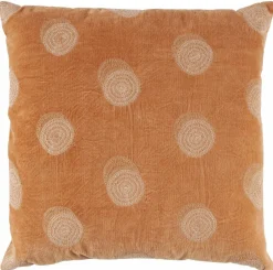 Woood Riv Kussen Fluweel Toffee 45x45cm