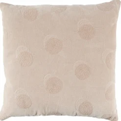 Woood Riv Kussen Fluweel Biscuit 45x45cm