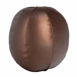 Woood Rodeo Bal Kussen Klein Metallic Warm Bruin