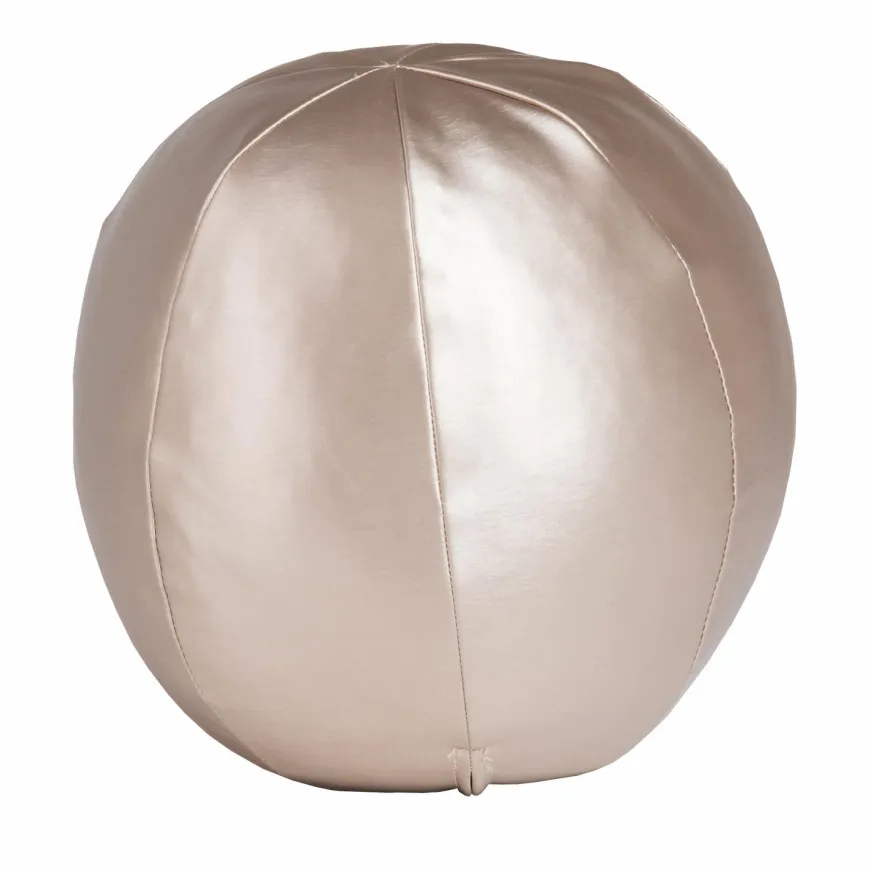 Woood Rodeo Bal Kussen Klein Metallic Naturel