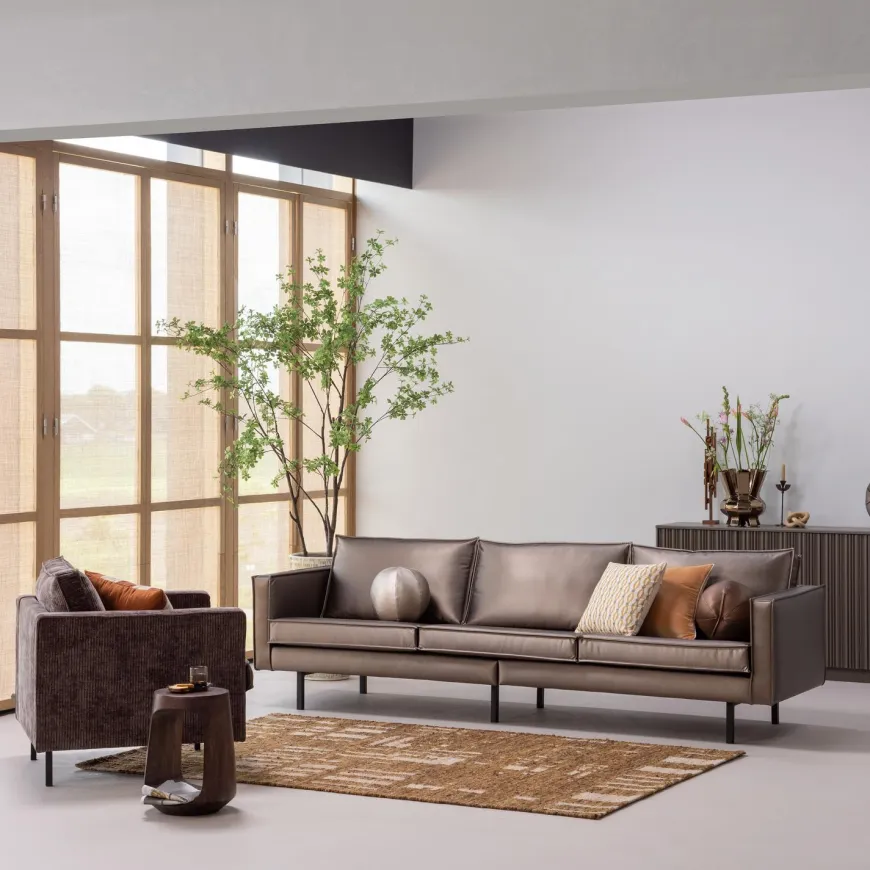 Woood Rodeo Bal Kussen Klein Metallic Naturel