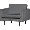 Woood RODEO fauteuil streep zwart/grijs