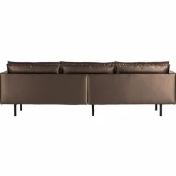 Woood Rodeo 3-Zits Bank Metallic Koper Bruin