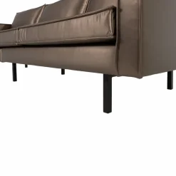 Woood Rodeo 3-Zits Bank Metallic Koper Bruin