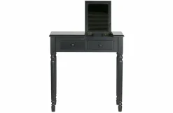 Woood Romy Hal/kaptafel Hout Zwart