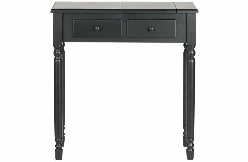 Woood Romy Hal/kaptafel Hout Zwart