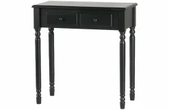 Woood Romy Hal/kaptafel Hout Zwart