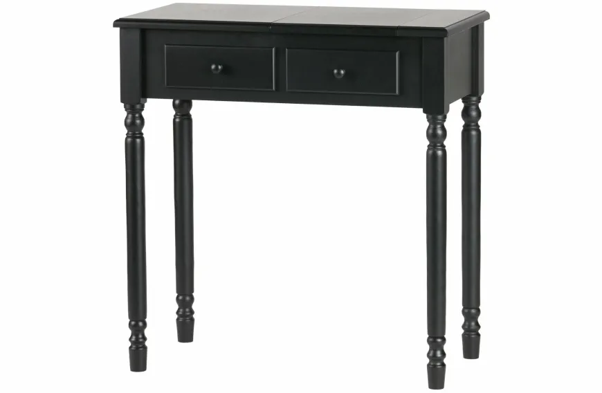 Woood Romy Hal/kaptafel Hout Zwart