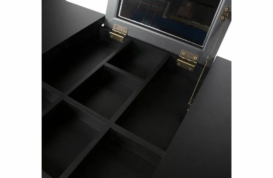 Woood Romy Hal/kaptafel Hout Zwart