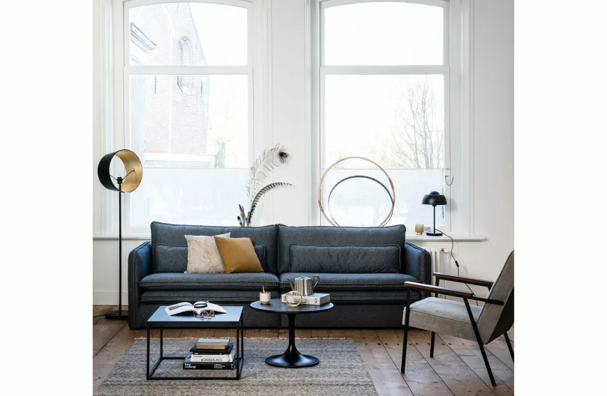 Woood Sally Fauteuil Vergrijsd Groen