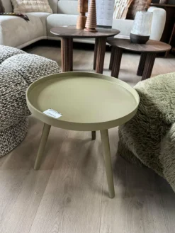 Woood Sasha Bijzettafel Militair Bruin 41cm