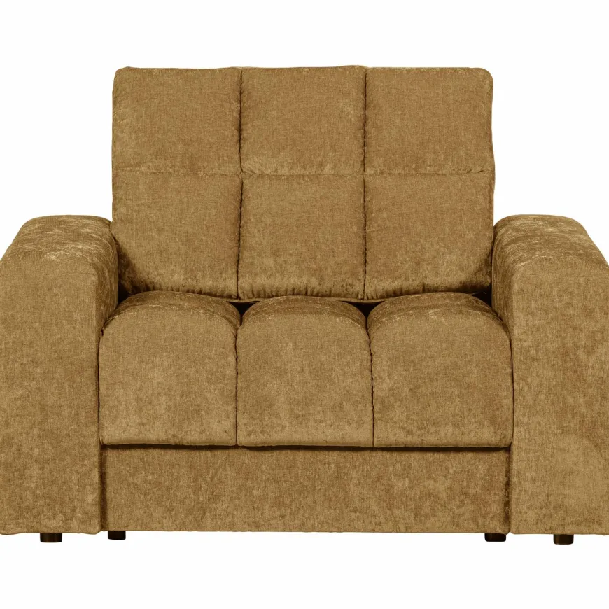 Woood Second date fauteuil vintage goud