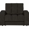Woood Second date fauteuil vintage antraciet