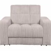 Woood Second date fauteuil grove ribstof naturel