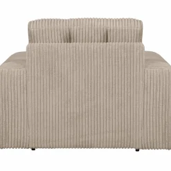 Woood Second date fauteuil grove ribstof travertin