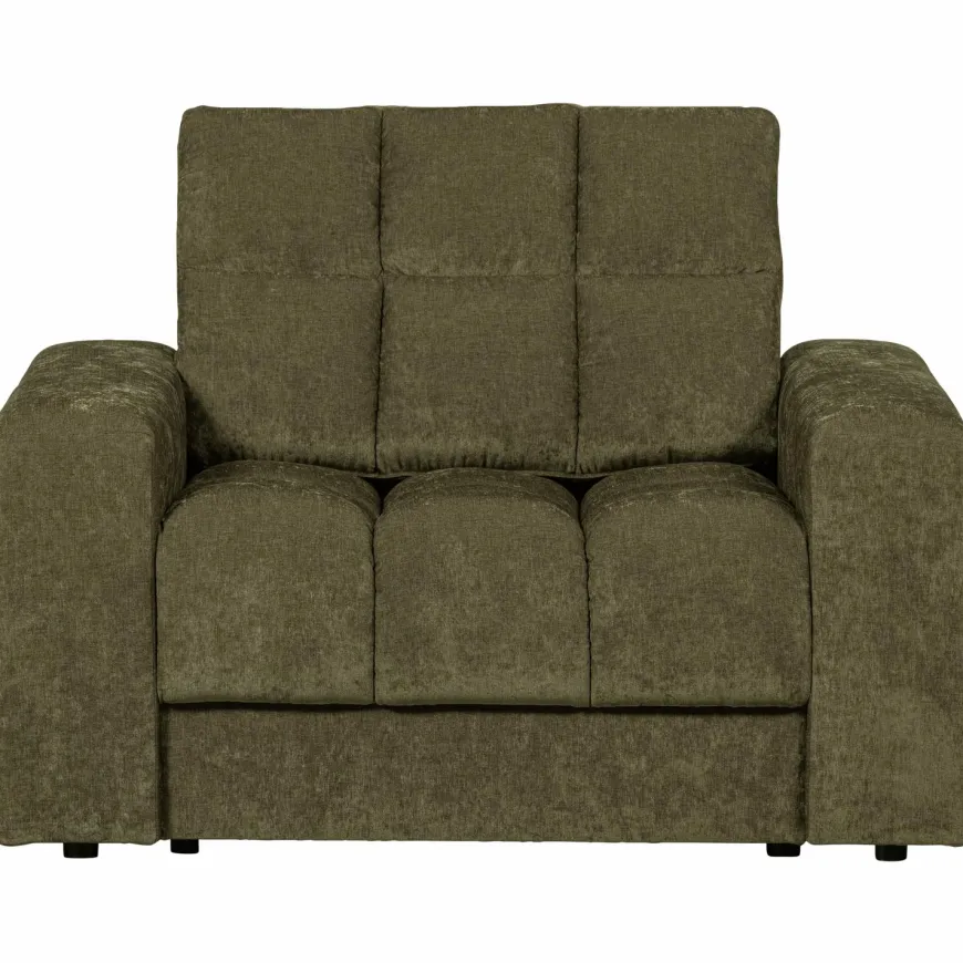 Woood Second date fauteuil vintage groen