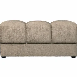 Woood Second date hocker structure velvet wheatfield