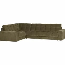 Woood Second date hoekbank links vintage groen
