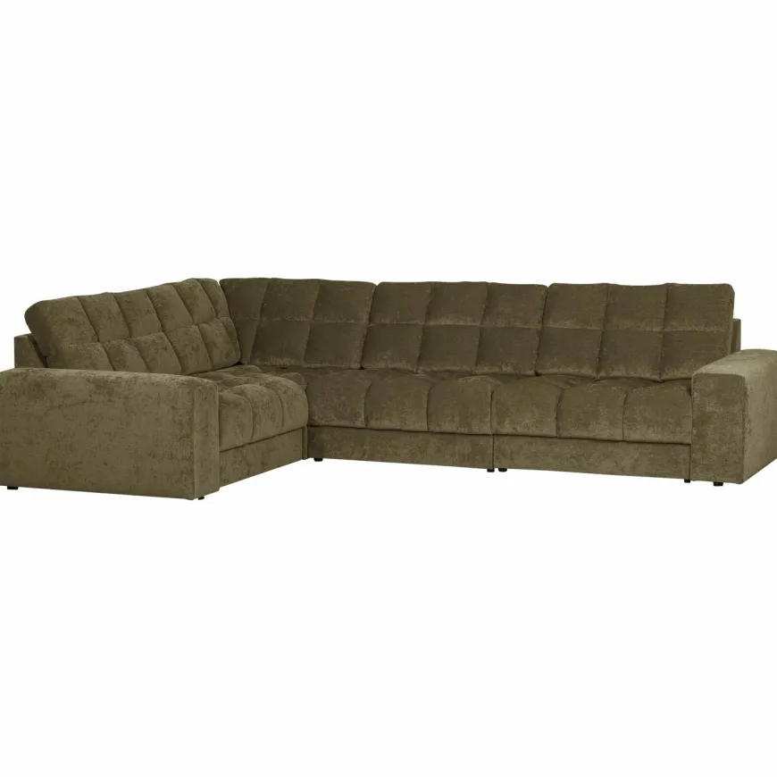 Woood Second date hoekbank links vintage groen