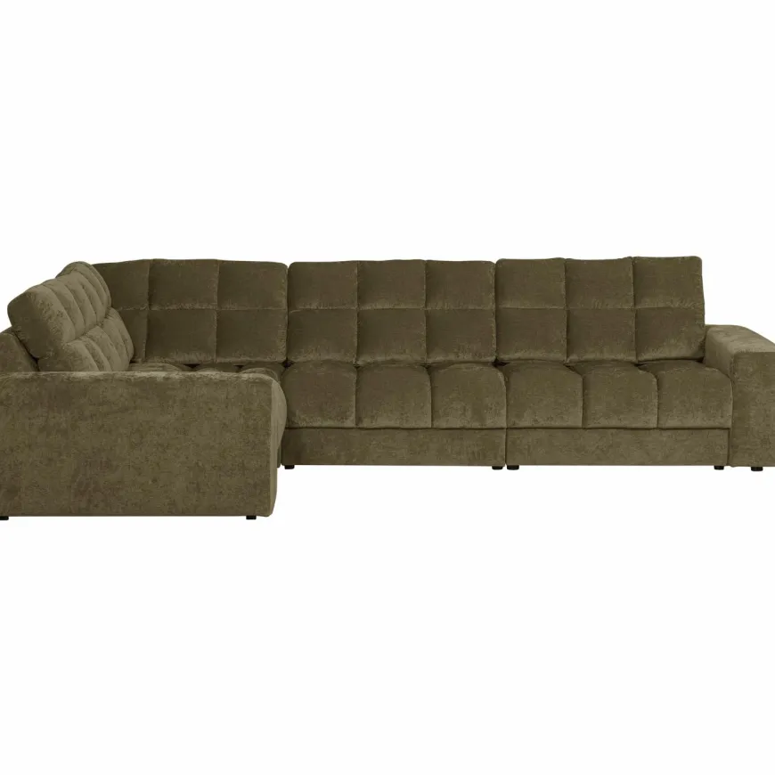 Woood Second date hoekbank links vintage groen